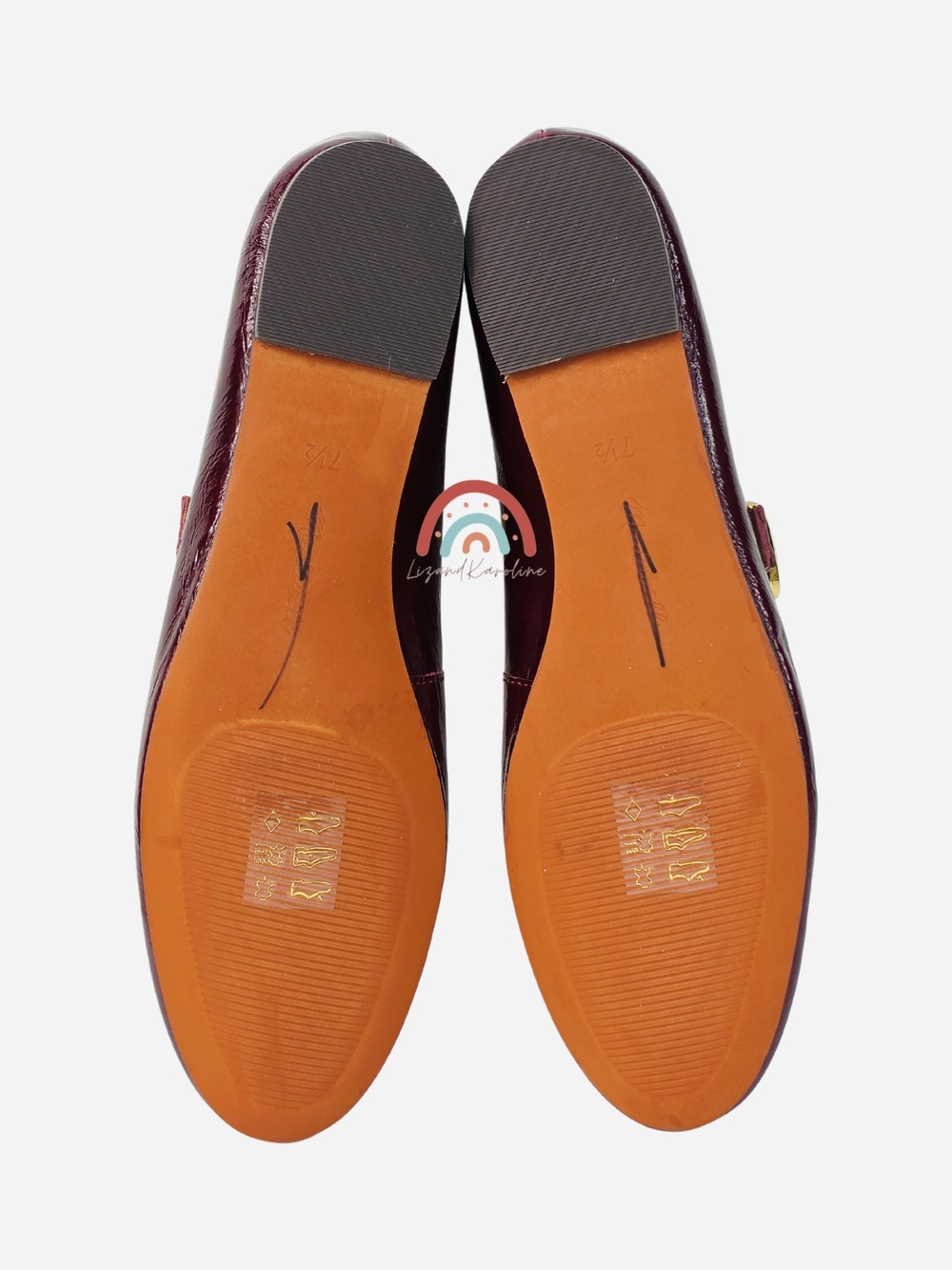 New! Madewell The Remy Mary Jane Flat in Leather Deep Plum 7.5 - Picture 14 of 16